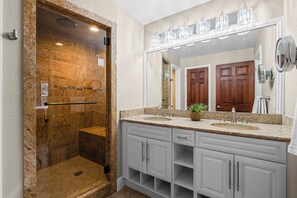 Shower, hair dryer, towels - Ski-In Ski-Out Home + Hot Tub + Resort Amenities + Alpine Views | Highline Lodge (Park City)