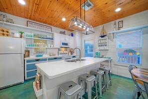 Fridge, microwave, oven, stovetop - Near Beach + Community Pool + Firepit | Sweet & Salty by AvantStay (Port Aransas)