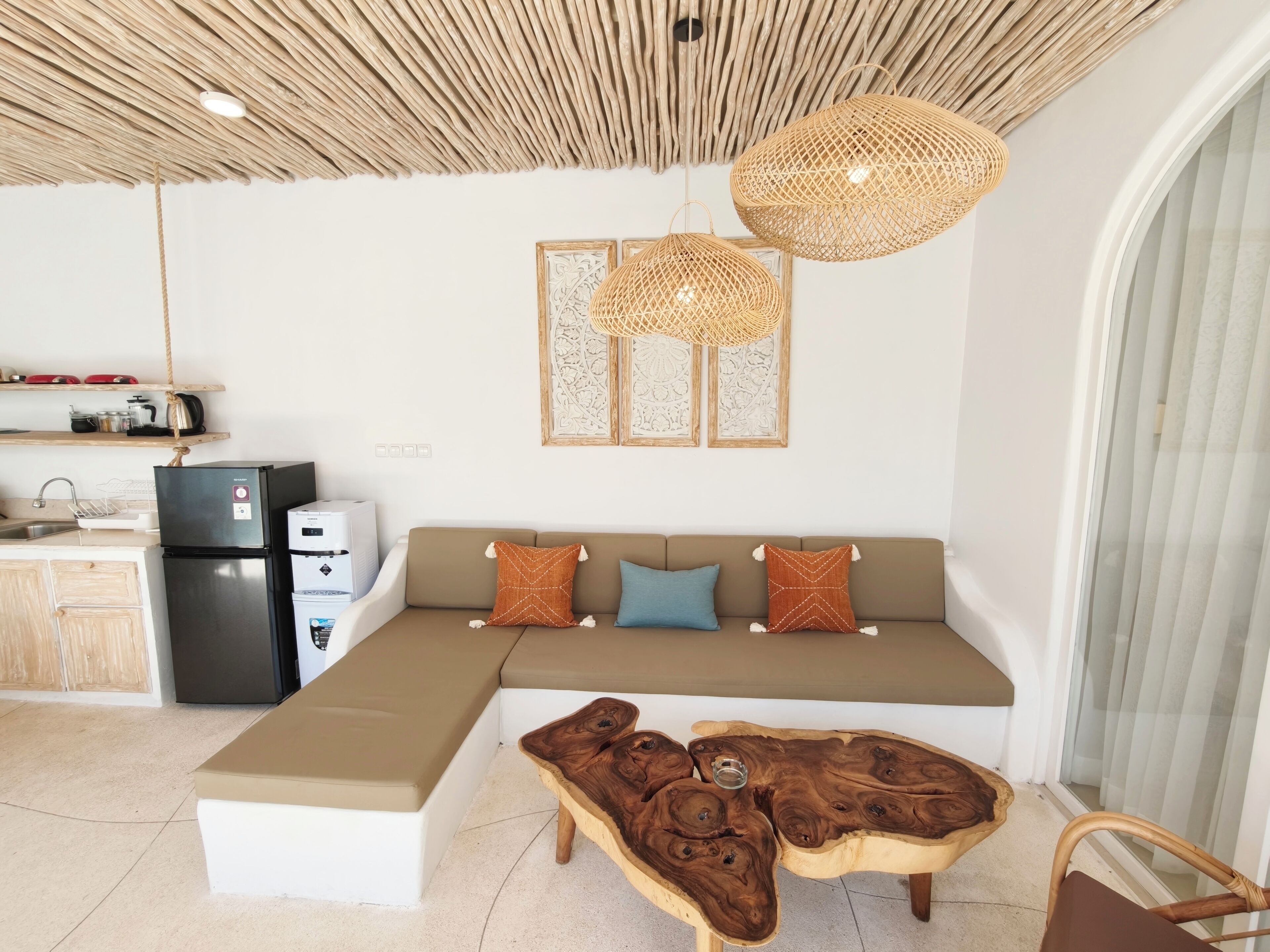 Villa, 2 Bedrooms, Patio, Pool View | Living area