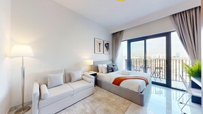 Iron/ironing board, WiFi, bed sheets - Modern Studio l Community Views l Free Gym, Pool (Studio City)