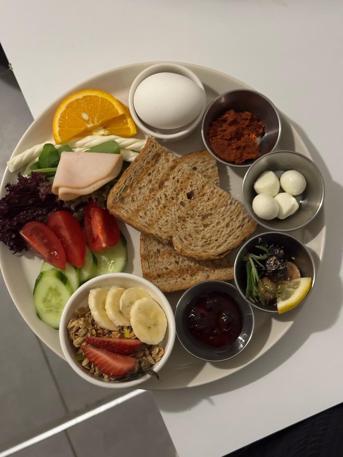 客房内用餐