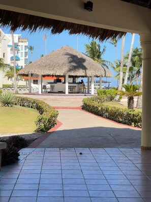Terrace/patio - Sea Front Apartment, Juan Dolio San Pedro (Guayacanes)