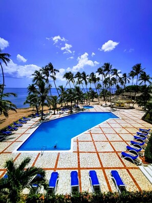 Apartment, 1 Bedroom, Smoking, Balcony | Pool | Outdoor pool - Sea Front Apartment, Juan Dolio San Pedro (Guayacanes)