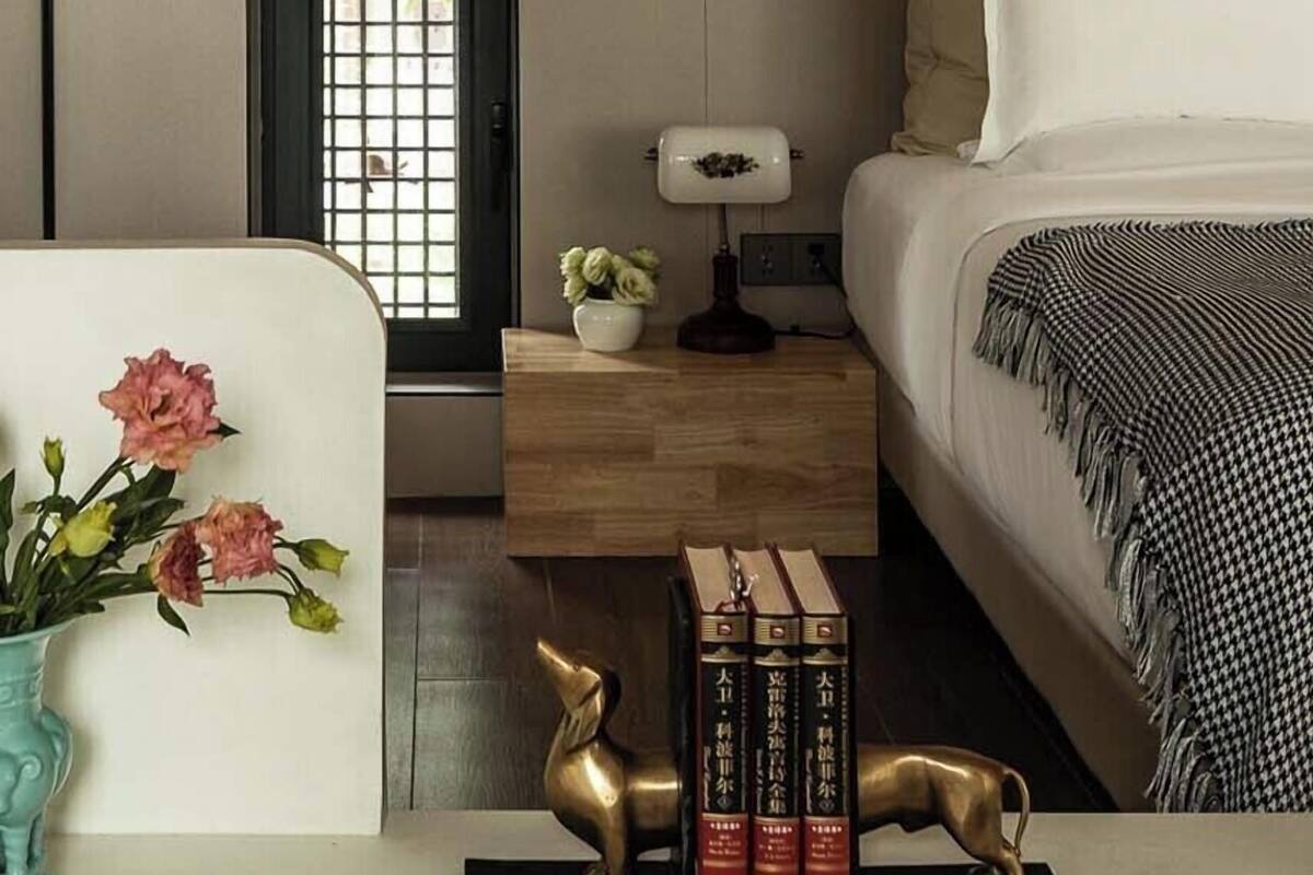 Habitación Deluxe doble | Cortinas opacas, sistema de insonorización, wifi gratis y ropa de cama