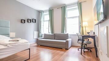 Basic-Apartment | Bügeleisen/Bügelbrett, kostenloses WLAN