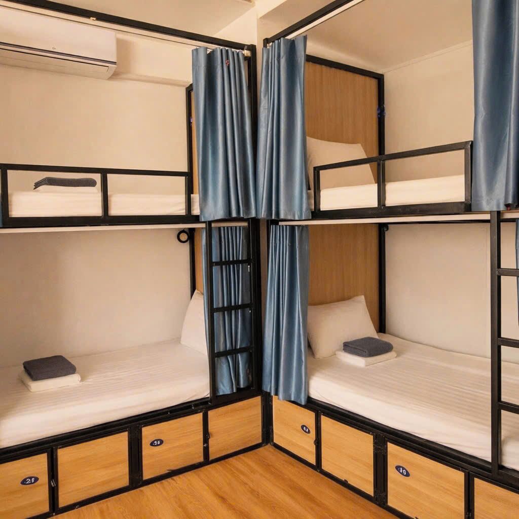 Pillowtop-patjalliset sängyt, työpöytä, ilmainen Wi-Fi, vuodevaatteet