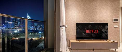 Luxury-Apartment, 2 Schlafzimmer, Balkon, Stadtblick | Blick auf die Stadt