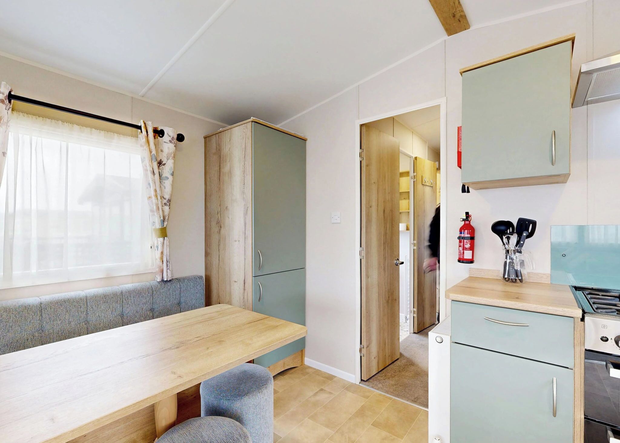 Fridge, oven, stovetop, toaster