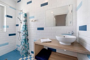 Shower, hair dryer