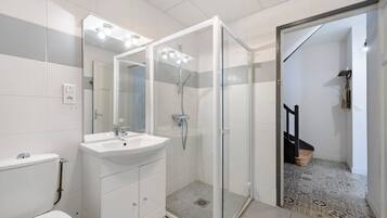 Shower, hair dryer