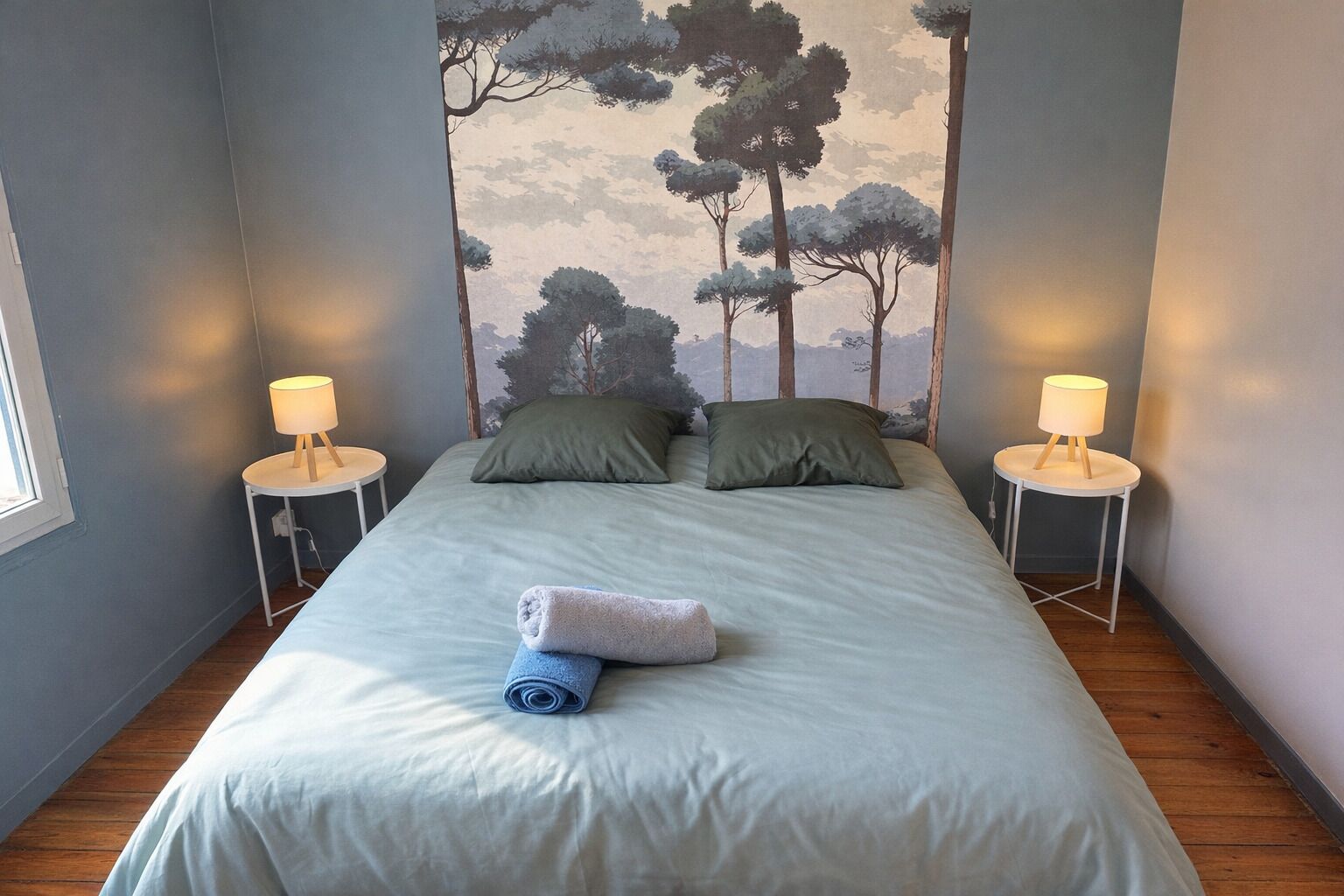 4 chambres, fer et planche à repasser, lit parapluie, Wi-Fi gratuit
