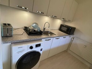 Appartement, meerdere slaapkamers, balkon | Wasservice