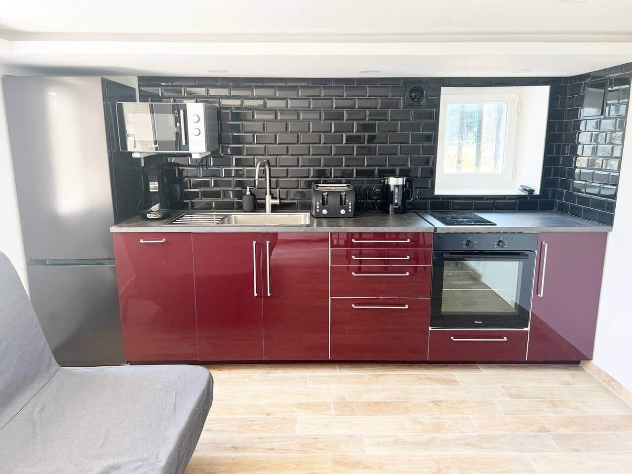 Refrigerador, microondas, horno, lavavajillas