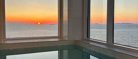 雙人房, 海景 | 游泳池