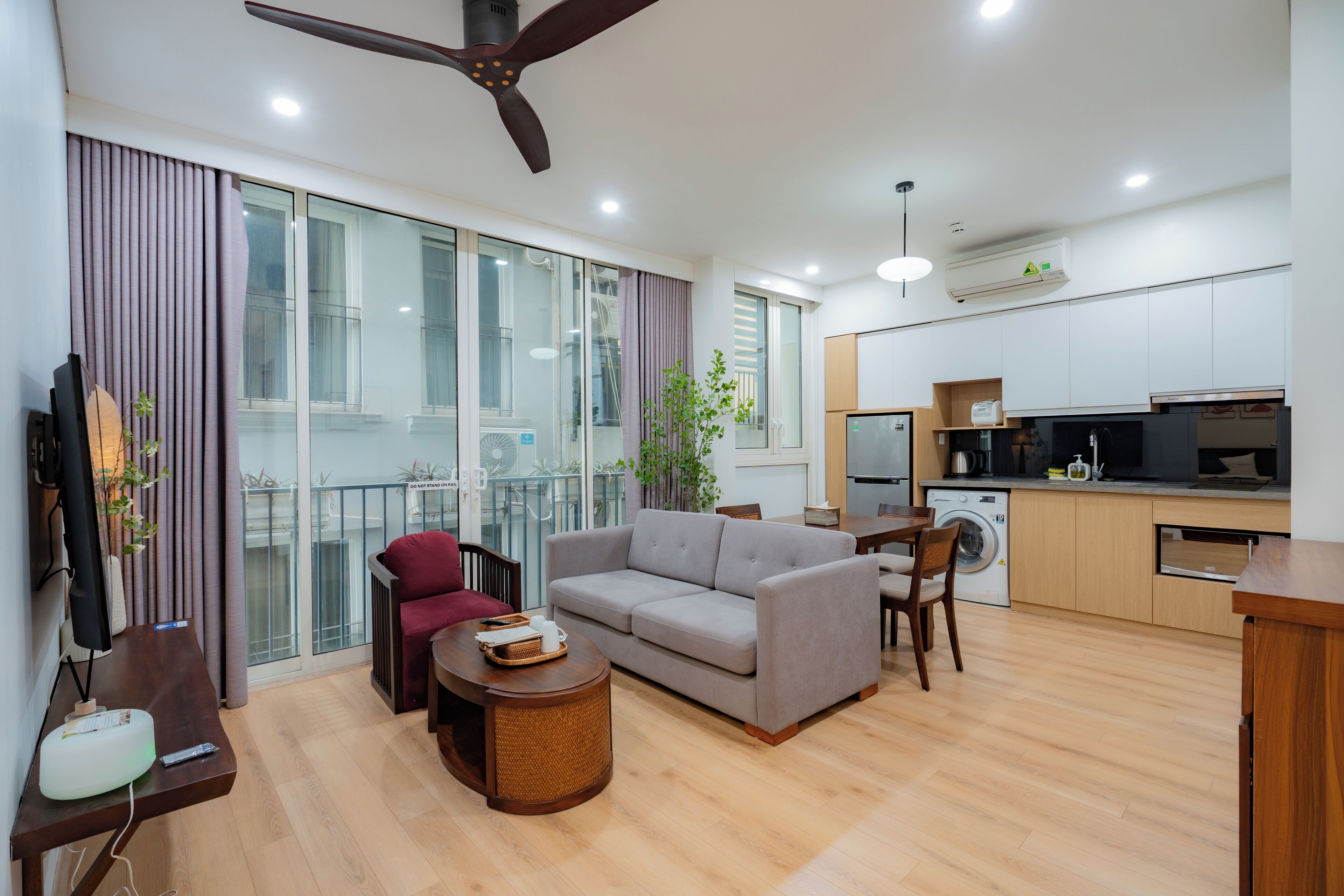 Chambre Double Signature, 2 chambres, non-fumeurs, vue vallée | Coin séjour