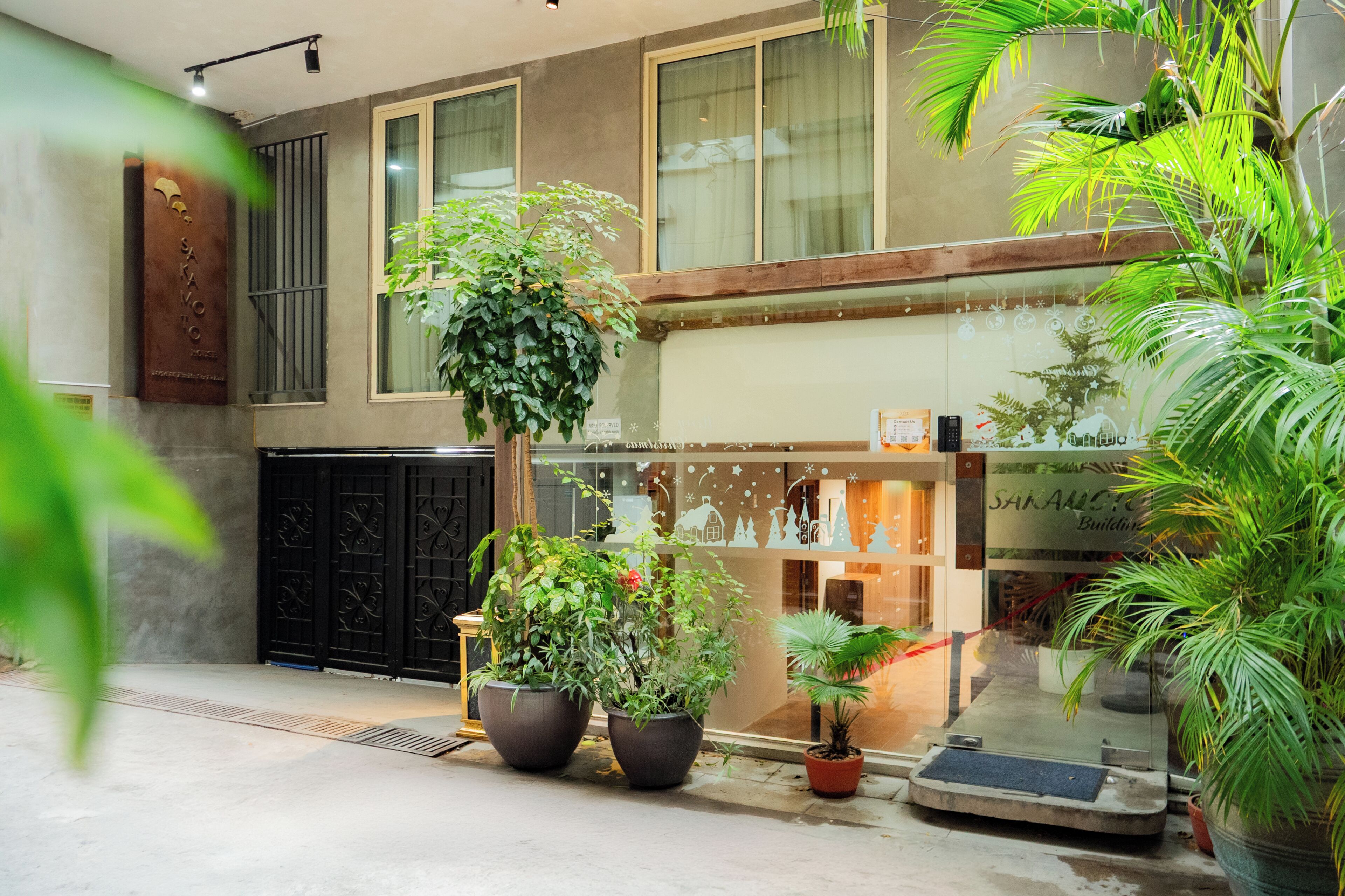 Façade de l’hébergement