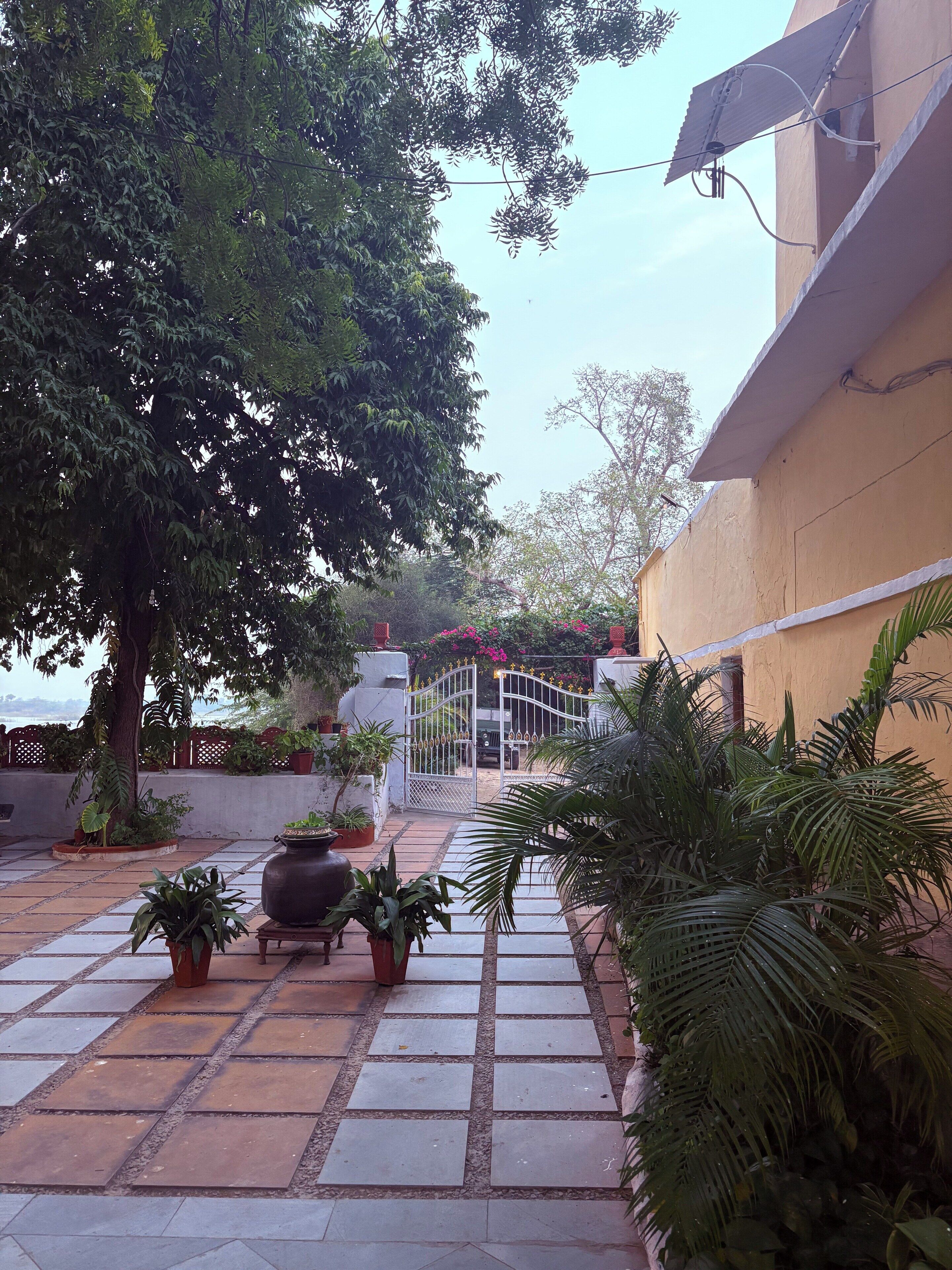 Enceinte de l’hébergement