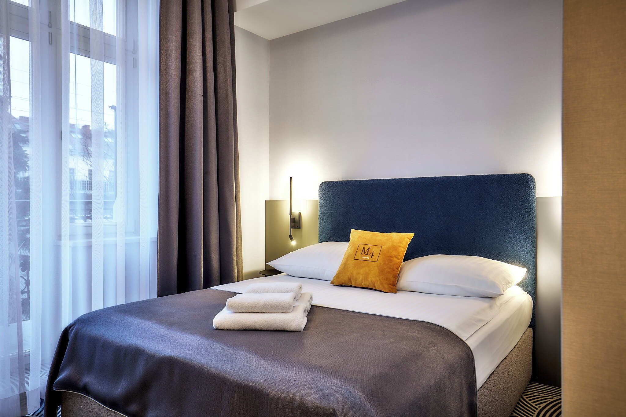 In-room safe, desk, laptop workspace, soundproofing