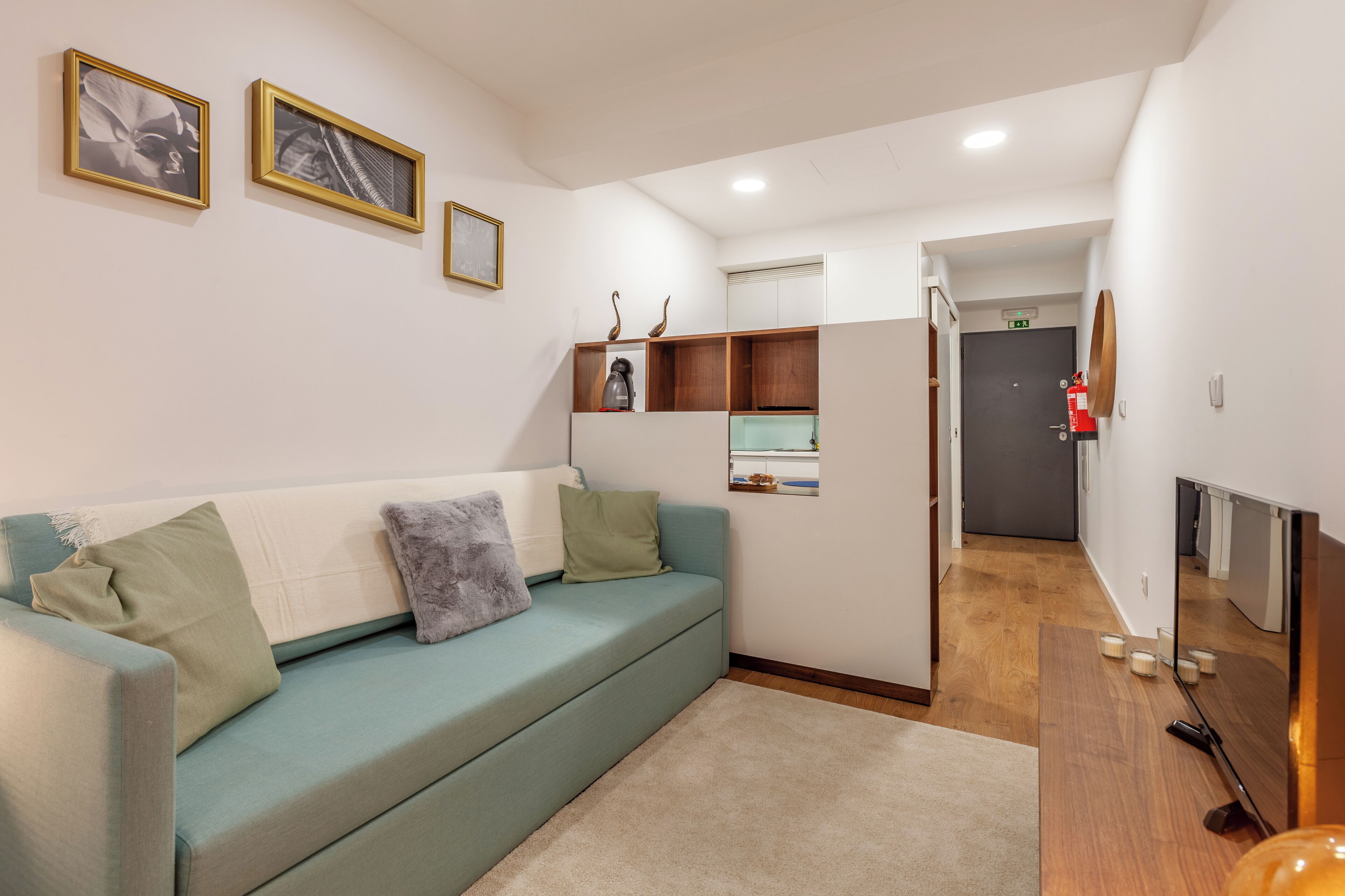 Studiolejlighed - ikke-ryger | Opholdsområde | Fladskærms-tv