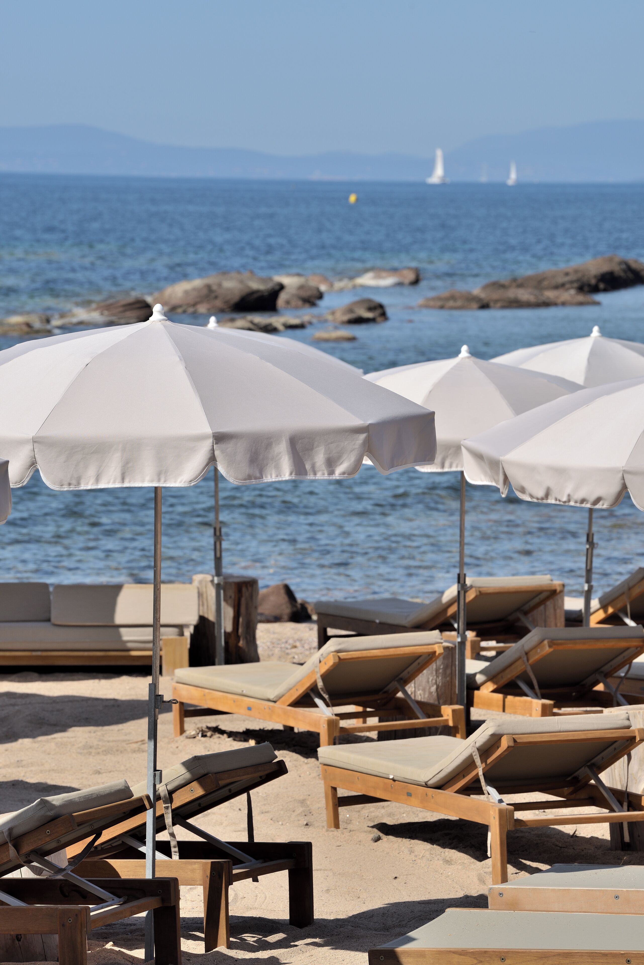 Private beach