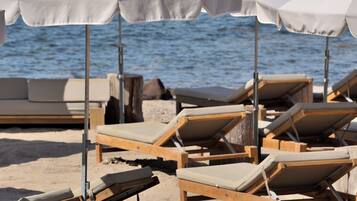 Private beach