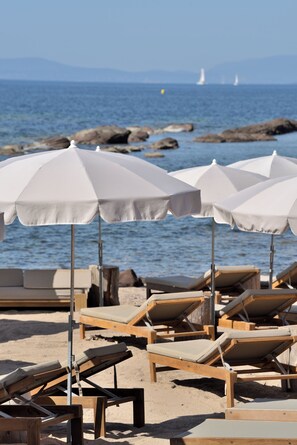 Een privéstrand