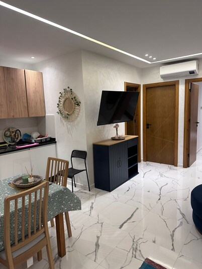 Modern 2BR Apartment in Martil – Near Beach & Corniche