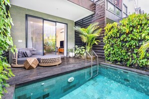 Villa, 2 Schlafzimmer, eigener Pool | Terrasse/Patio