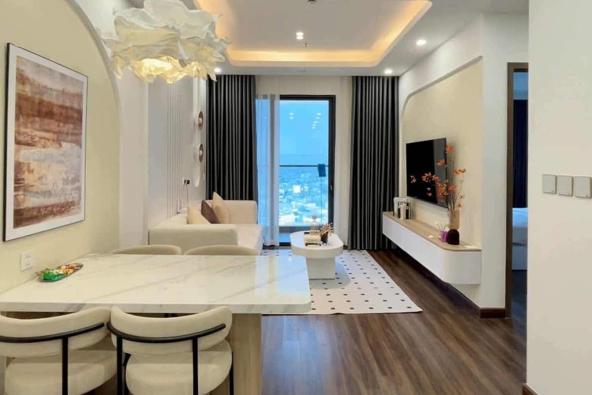 Executive-Apartment, 2 Schlafzimmer, 2 Bäder, Stadtblick | Schreibtisch, Verdunkelungsvorhänge, schallisolierte Zimmer