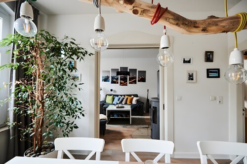 Unique Carpenter’s Apartment with Sea View, Balcony, and Wi-Fi