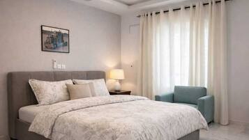 Deluxe-Apartment, Stadtblick | Fassade der Unterkunft