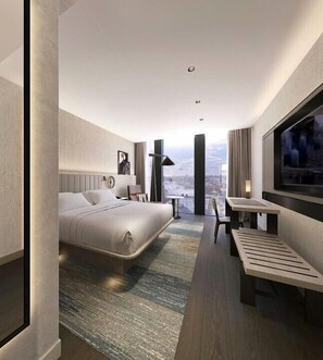 River View King Room | Premium bedding, pillow-top beds, minibar, in-room safe