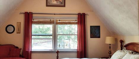 Blackout curtains, iron/ironing board, free WiFi