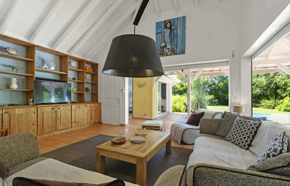 Living area - Homerez - Villa Saint-François (Saint-François)