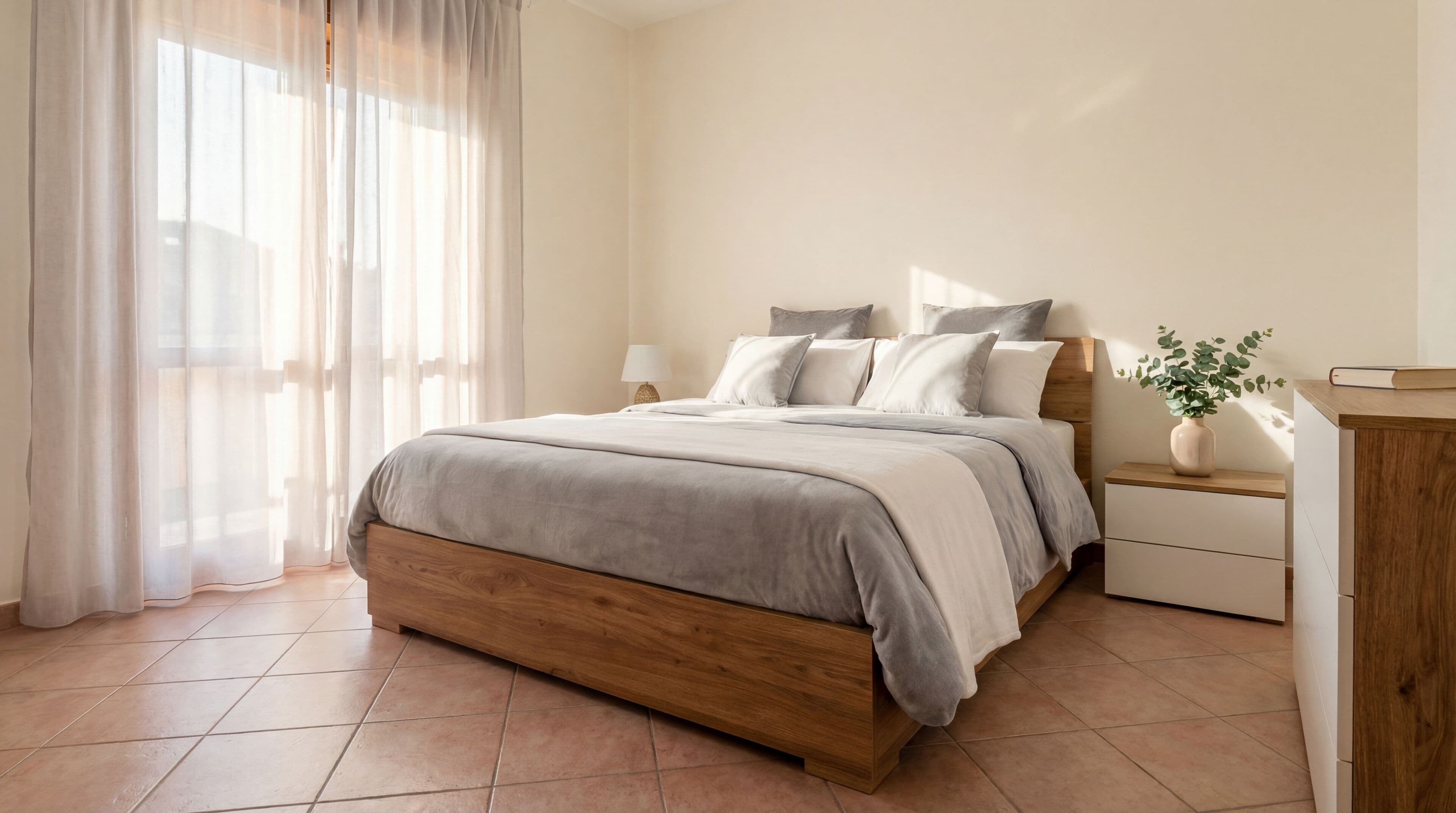 Iron/ironing board, WiFi, bed sheets