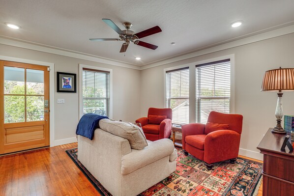 Front of property - Walk to Historic Dtwn Laurel: Quiet Home w/ Porch (Laurel)