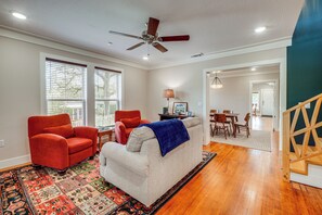 Interior - Walk to Historic Dtwn Laurel: Quiet Home w/ Porch (Laurel)