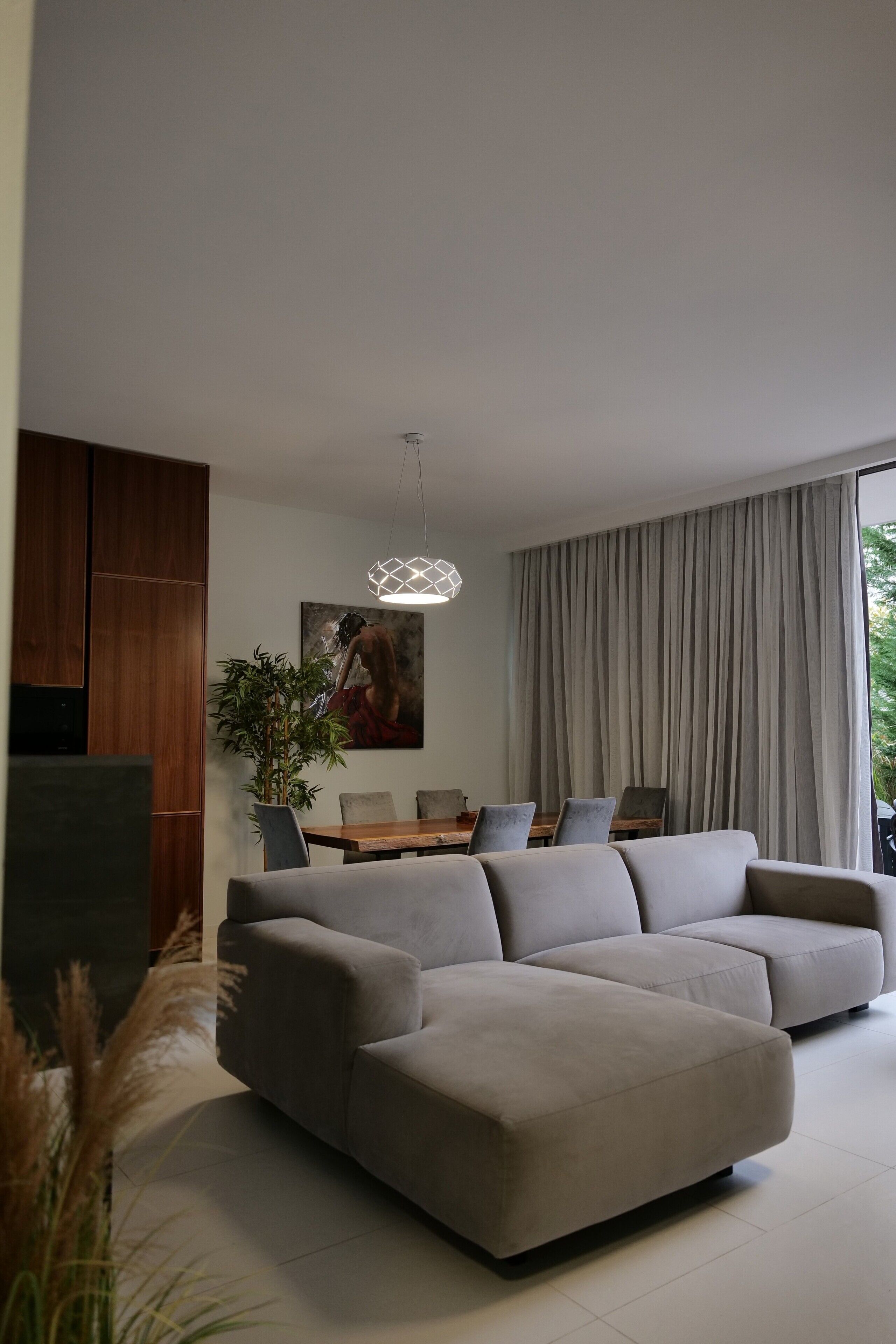 Premier-villa - havudsigt | Opholdsområde | 50-tommers smart-tv med satellitkanaler