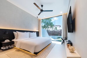 Villa, 1 Schlafzimmer, eigener Pool | Zimmersafe, Bügeleisen/Bügelbrett, kostenloses WLAN