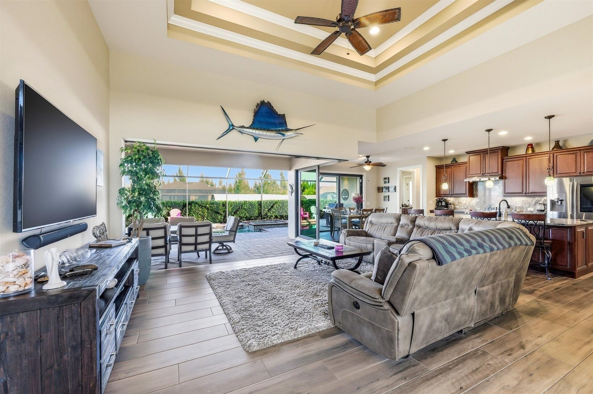 Maison, 3 chambres | Coin séjour