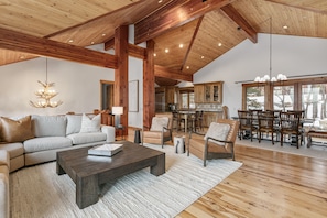 Condo, 5 Bedrooms | Living area - 5br Retreat W/ Hot Tub At Deer Valley Base 5 Bedroom Condo (Park City)