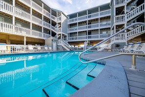 Condo, 3 Bedrooms | Pool | A heated pool - Regatta Condominiums 106b 3 Bedroom Condo (Gulf Shores)