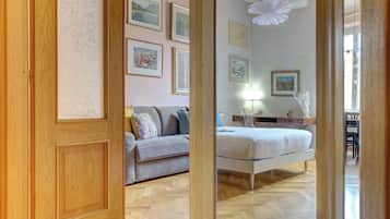 Apartment, City View | Living area