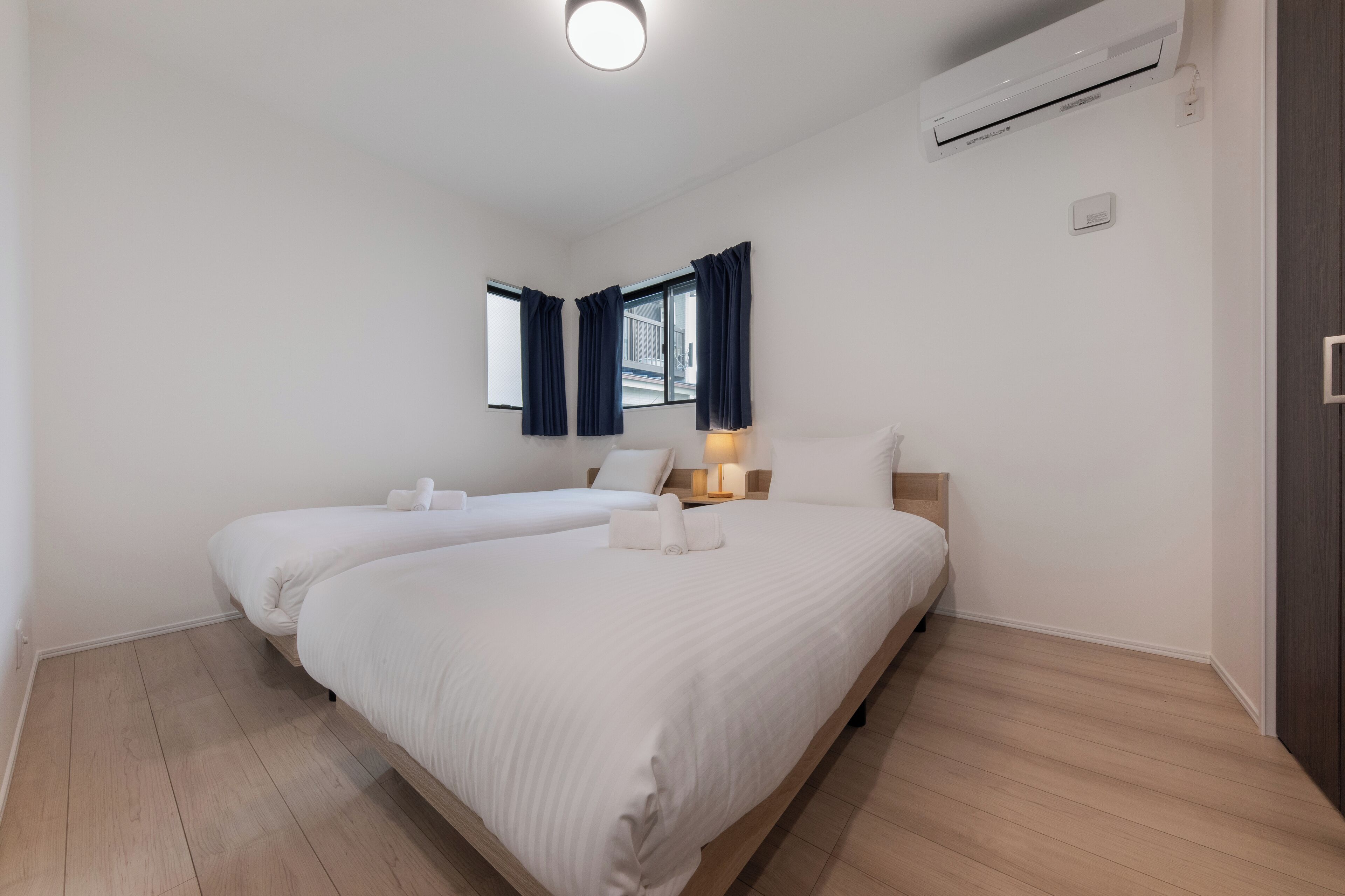 Blackout curtains, iron/ironing board, free WiFi