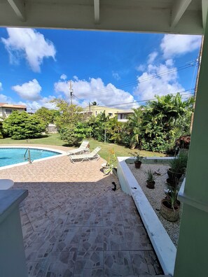 Terrace/patio - Cosy 1 Bedroom Apt in Worthing Ch Ch - A/C and private pool - Amazing area! (Bridgetown)