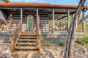 Exterior - Fox Hollow | Creekside Tiny House with Loft, Deck & Fire Pit in Wimberley (Wimberley)