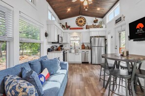 Interior - Fox Hollow | Creekside Tiny House with Loft, Deck & Fire Pit in Wimberley (Wimberley)