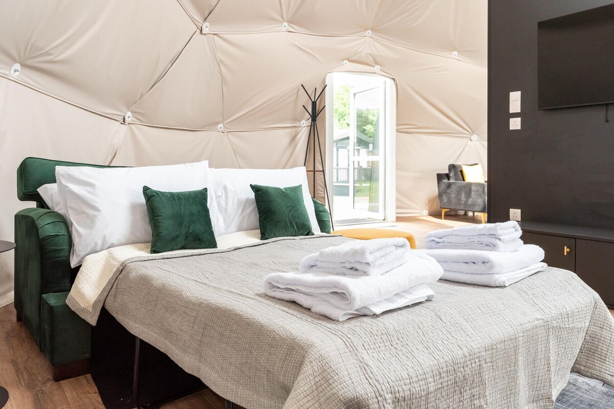 Luxe tent, uitzicht op tuin | Gratis wifi