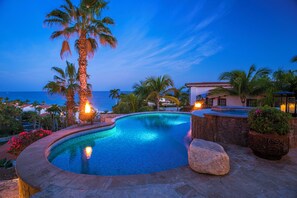 Pool - New Property! Casa Valentina: Ocean View w/cook, close to swimming beach (Cabo San Lucas)
