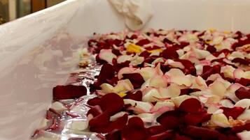 Superior Twin Room | Bathroom | Hair dryer, slippers, towels, soap